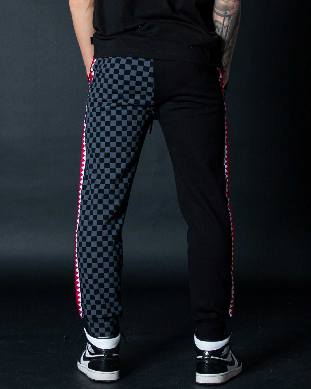 Παντελονι Jogger ανδρικα Sprayground Spucci Split Pants μαυρα | 9365CYLTD