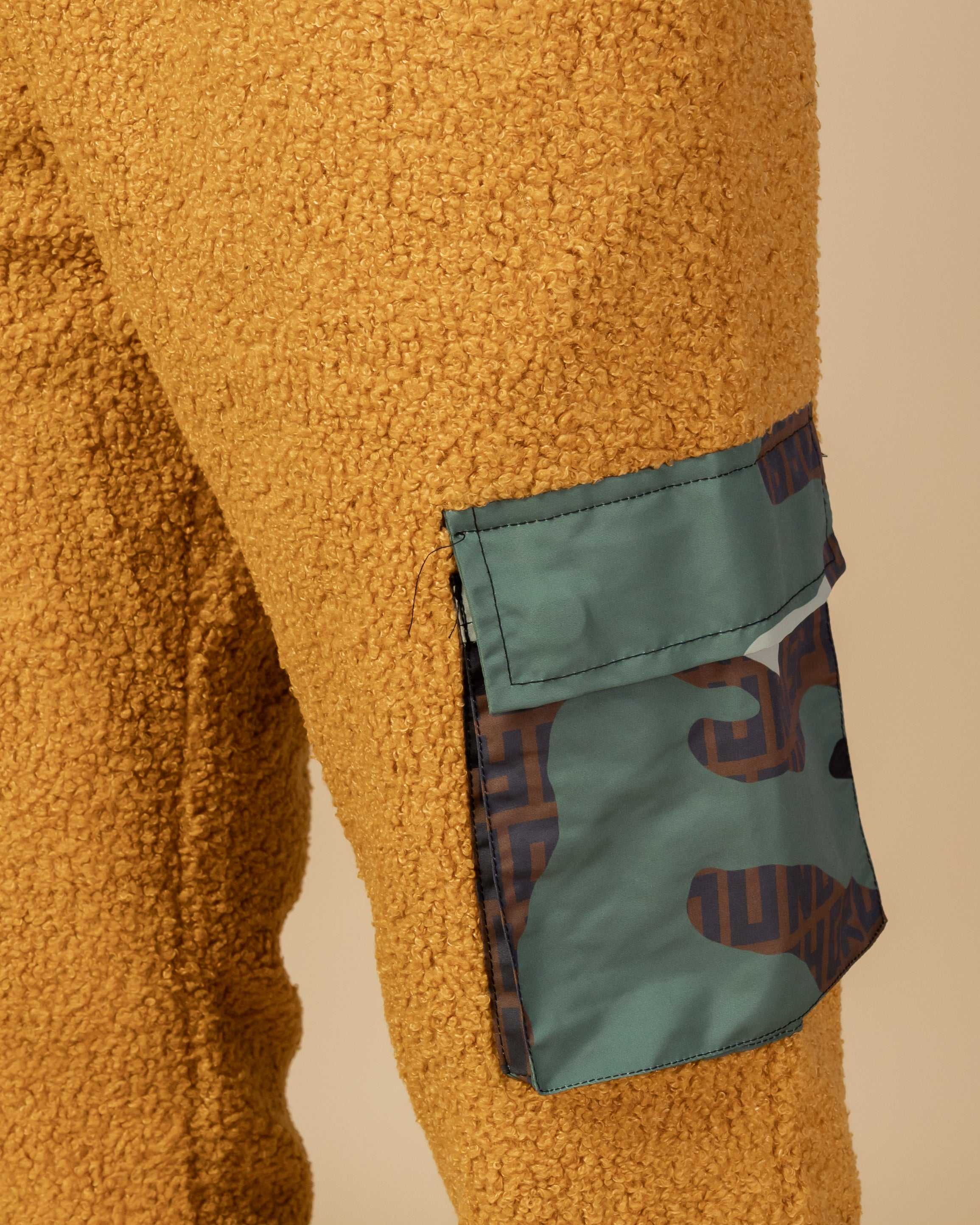 Παντελονι Jogger ανδρικα Sprayground Teddy Pocket Pants Sand καφε Μπεζ | 1203KTDJC