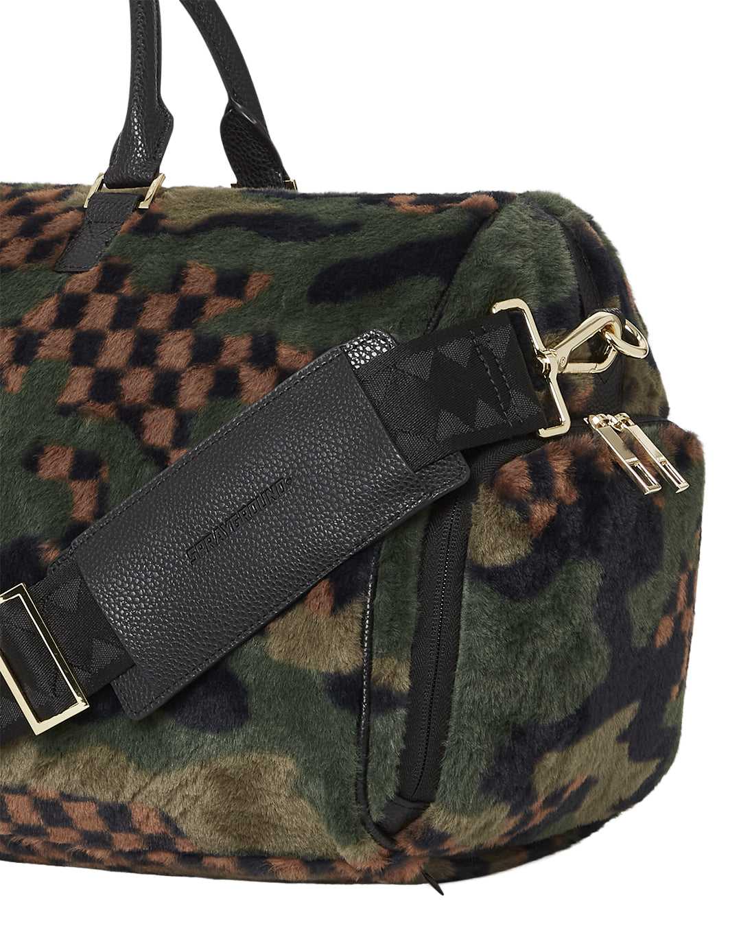 Τσαντεσ Sprayground 3am Fur Duffle πρασινο | 1348EVDCO