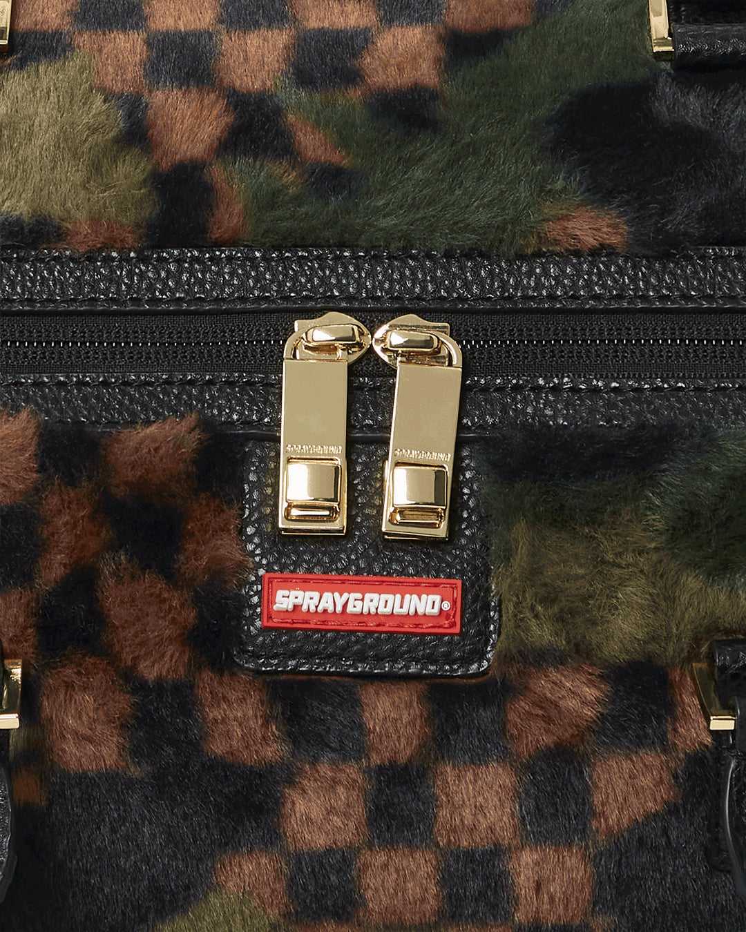 Τσαντεσ Sprayground 3am Fur Duffle πρασινο | 1348EVDCO