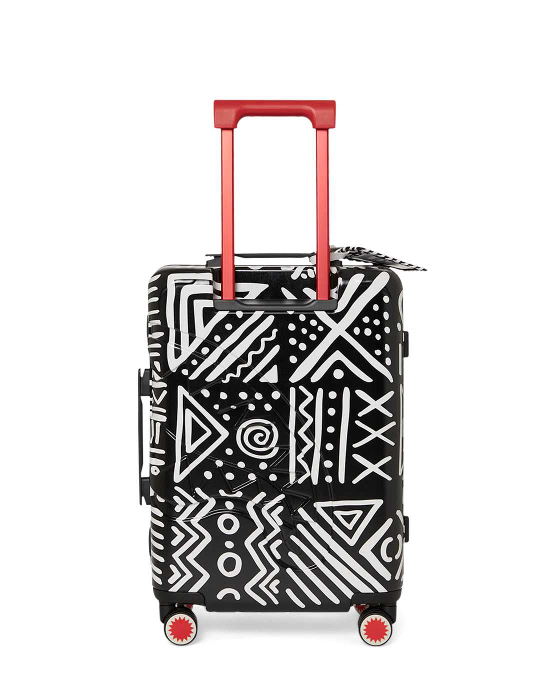 Βαλιτσεσ Sprayground Ai Tribal Courture Shark Shaped Carryon μαυρα | 8143YEMBH