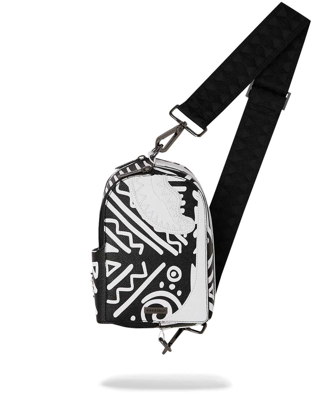 Σακιδια Sprayground Ai Tribal Courture Sling ασπρα | 1290UJGNF