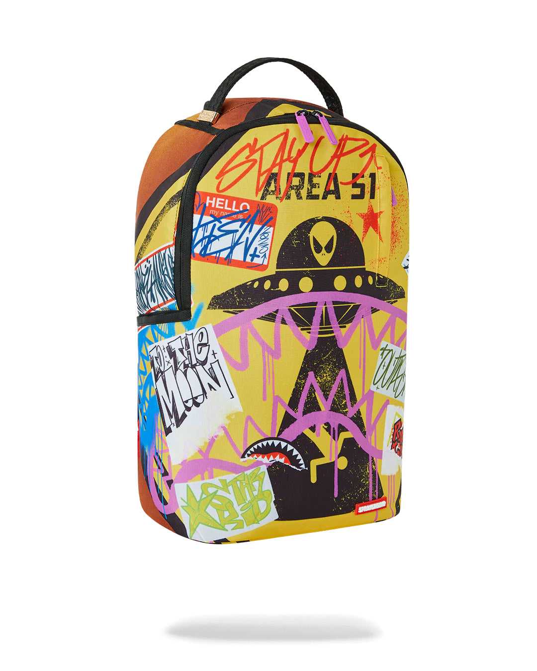 Σακιδια Sprayground Alien Trashed Sign Dlxsr πορτοκαλι | 6135VEIQC