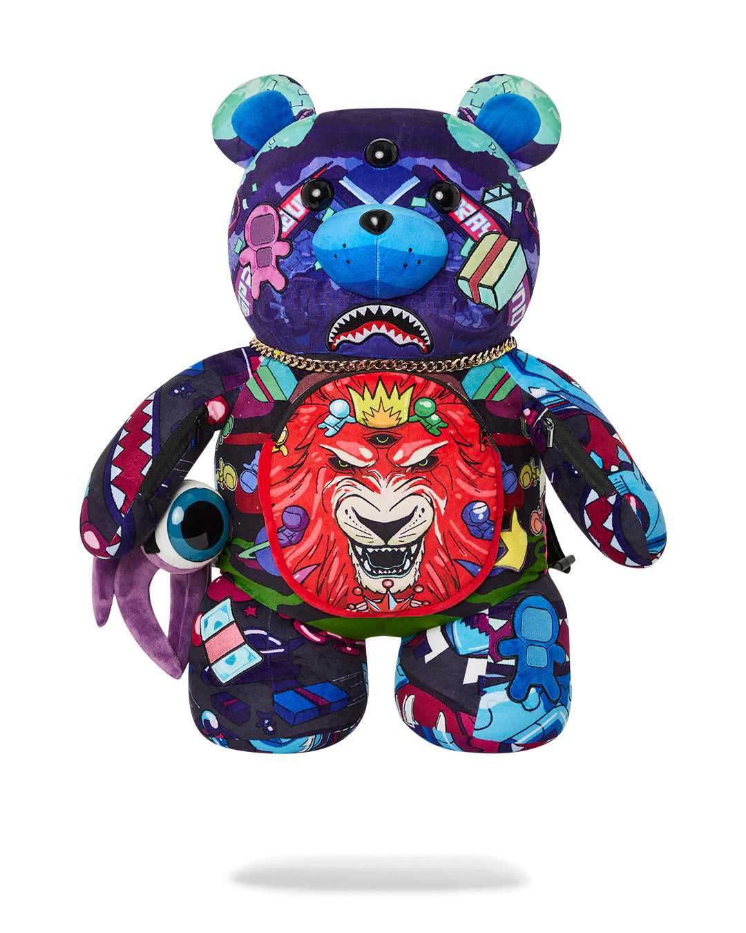 Σακιδια Sprayground Astro Psycho Bear μωβ | 5793SCOVL