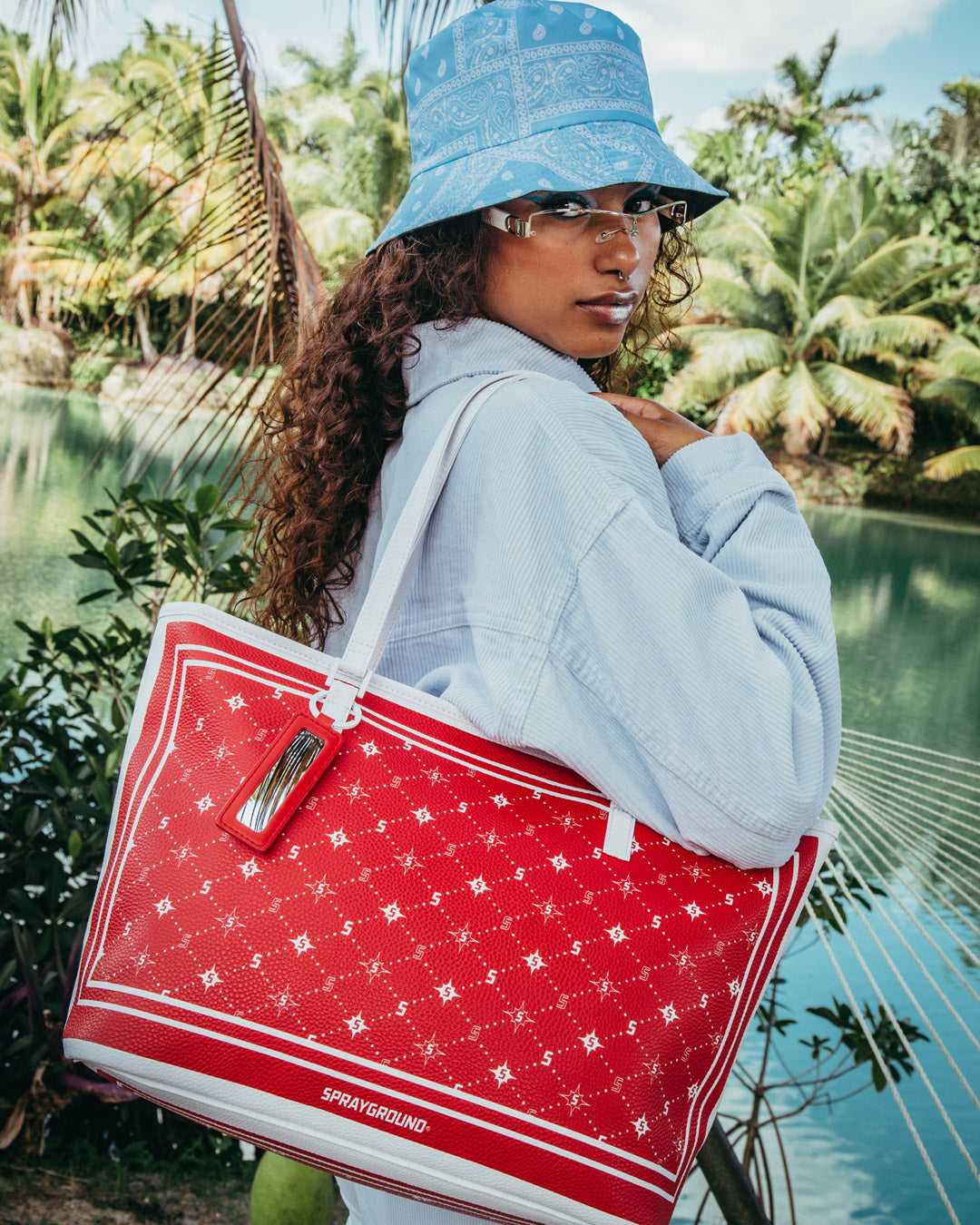 Τσαντεσ Sprayground Bandana Tote κοκκινα | 1736OYASJ