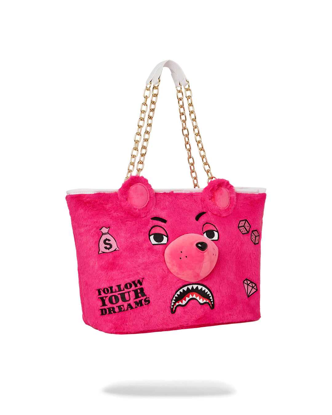 Τσαντεσ Sprayground Bear Tote ροζ φουξια | 8690NRQZT