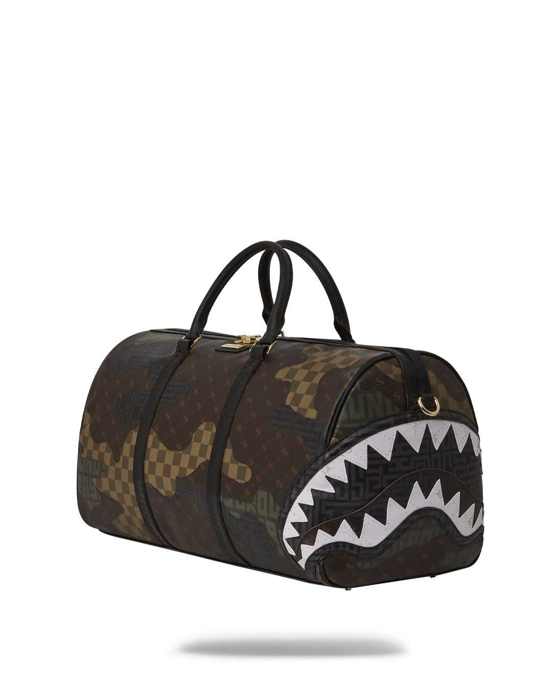 Τσαντεσ Sprayground Branded Duffle καμουφλάζ καφε | 4972ODMYP