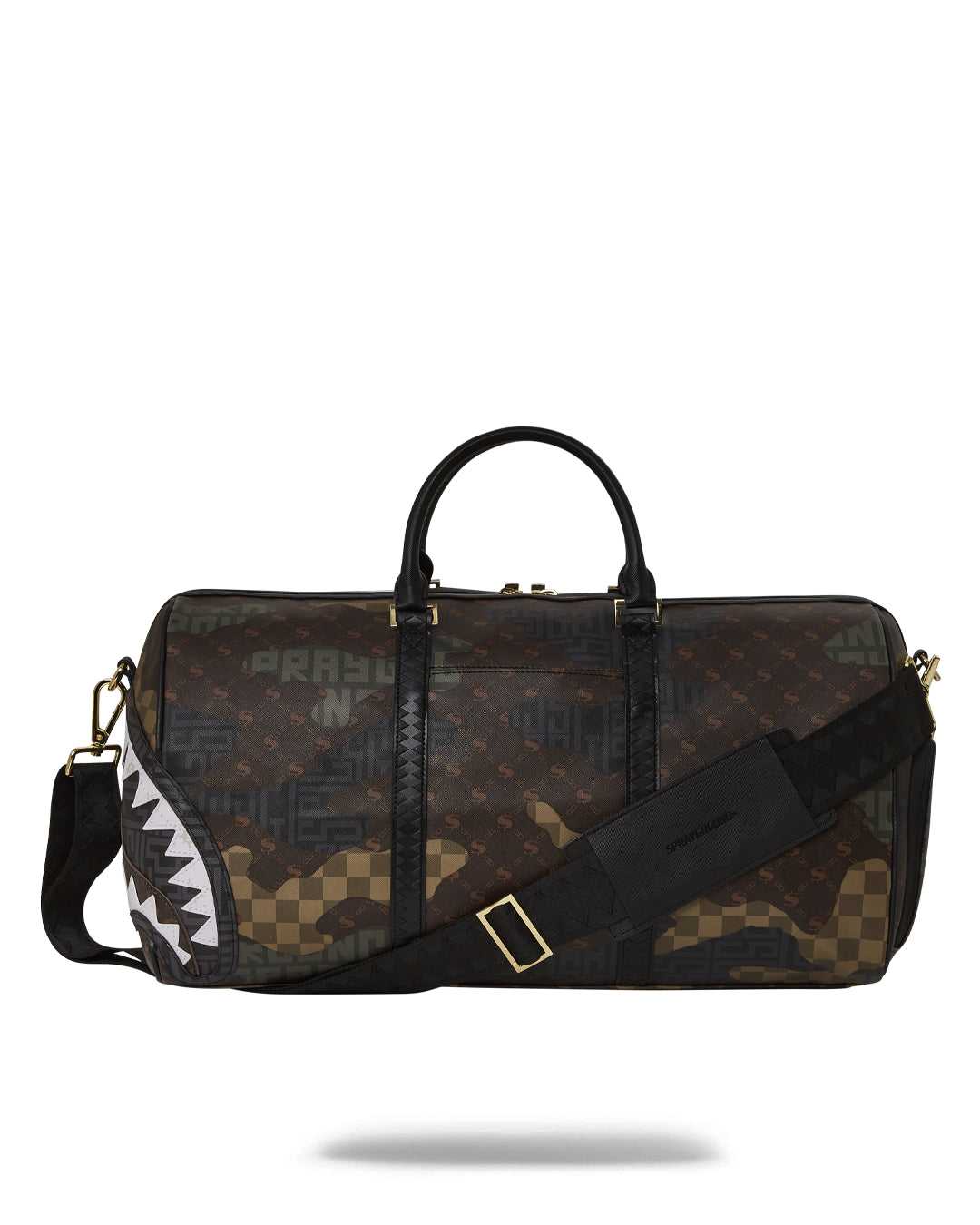 Τσαντεσ Sprayground Branded Duffle καμουφλάζ καφε | 4972ODMYP