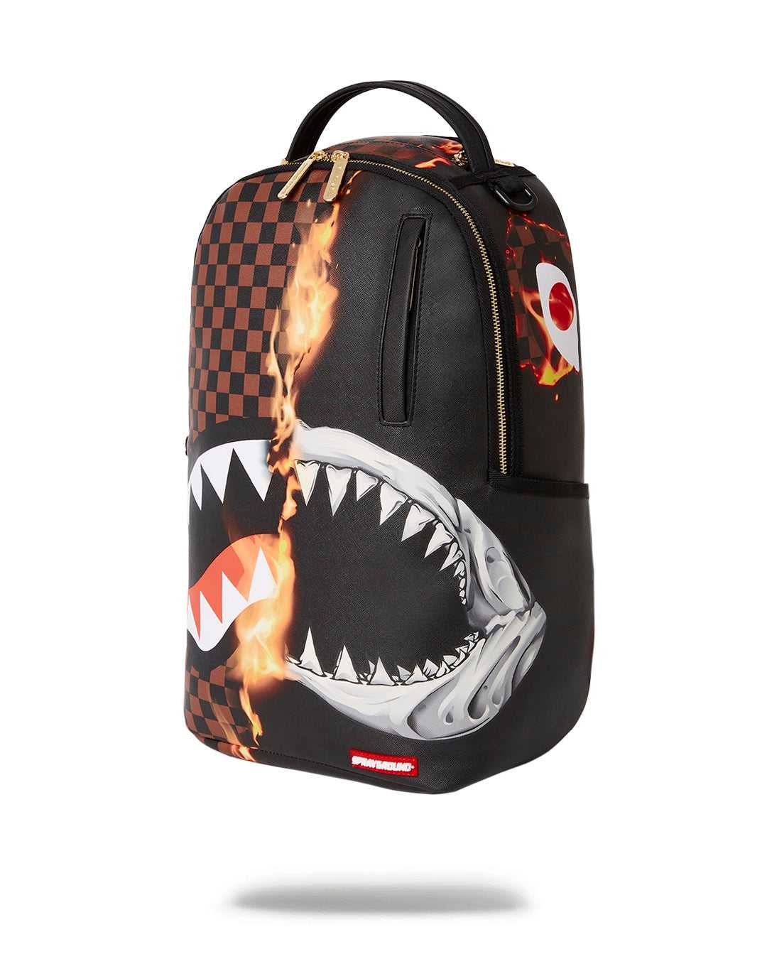 Σακιδια Sprayground Burnt Sharks In Paris Dlx μαυρα | 6570AYXCW