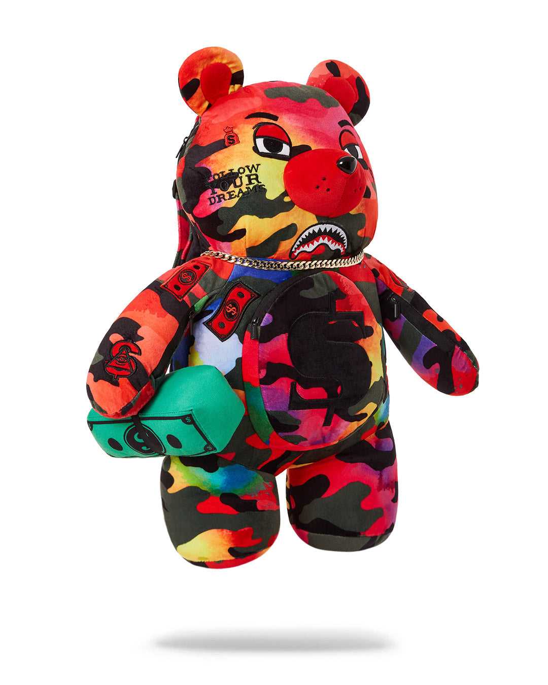 Σακιδια Sprayground Camoburst Bear μαυρα | 5492UGCIK