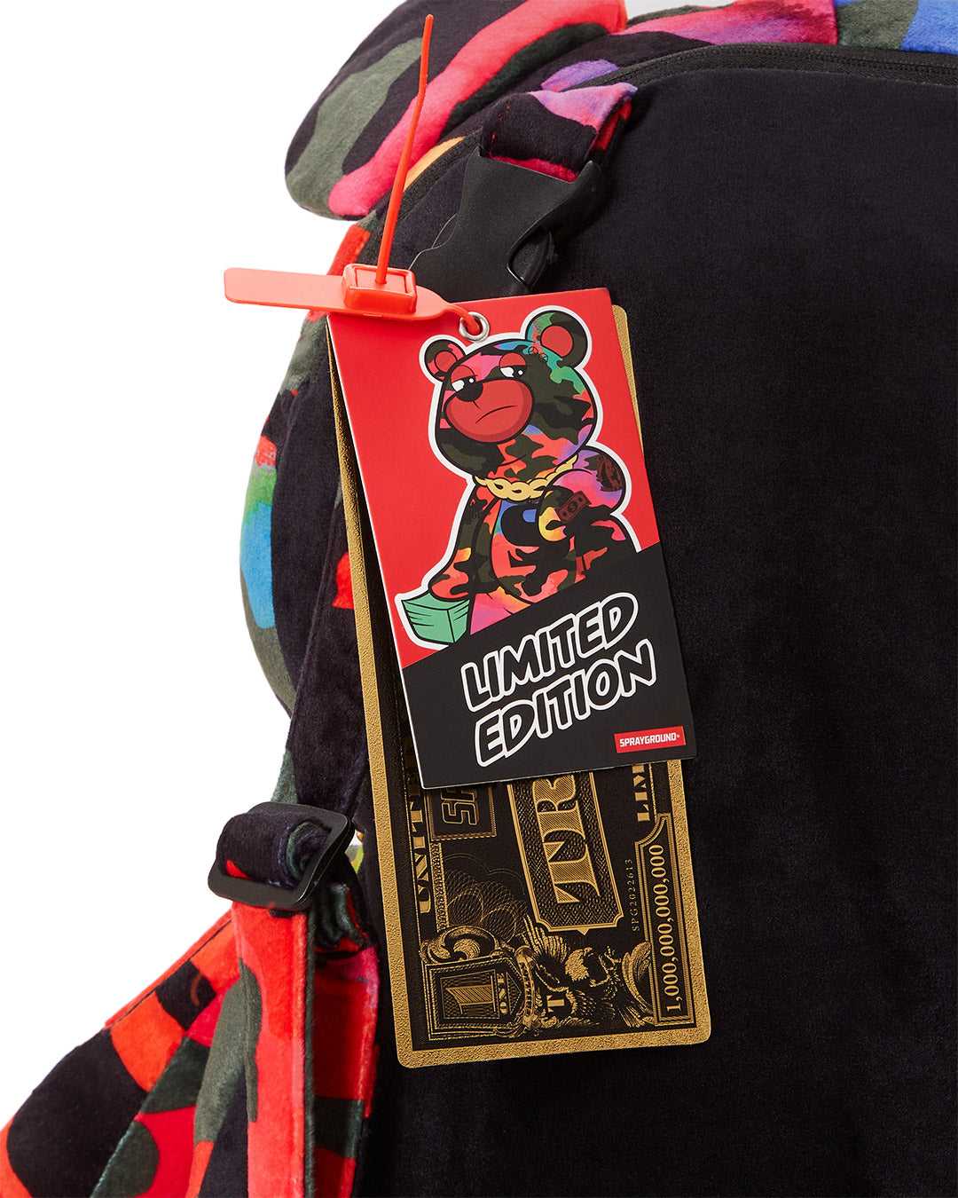 Σακιδια Sprayground Camoburst Bear μαυρα | 5492UGCIK