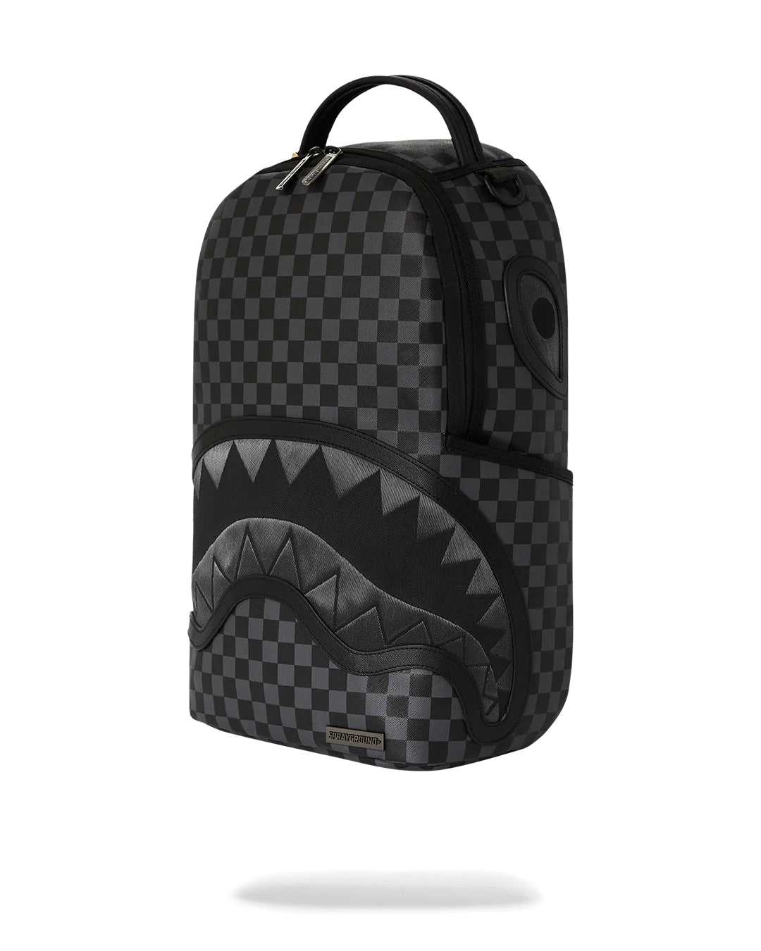 Σακιδια Sprayground Checkered Fiber Optic Shark μαυρα | 5094NJVDQ