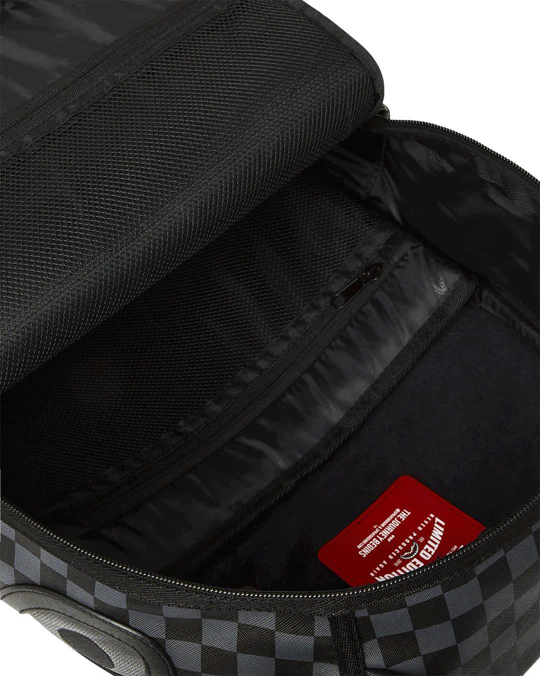 Σακιδια Sprayground Checkered Fiber Optic Shark μαυρα | 5094NJVDQ