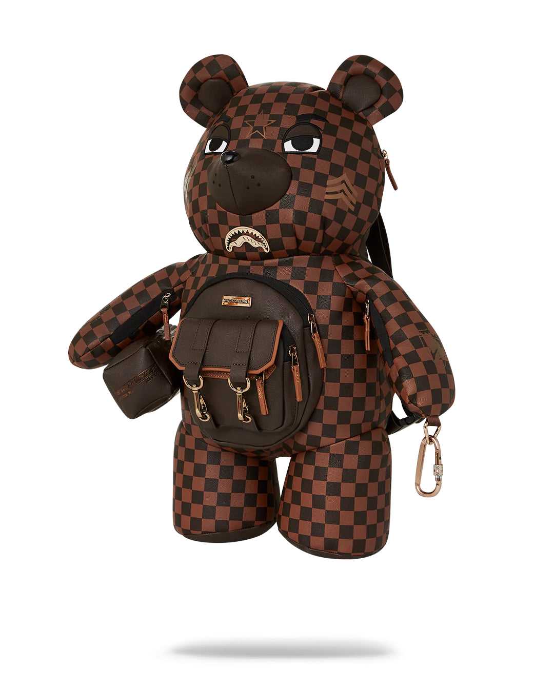 Σακιδια Sprayground Checkered Special Ops Teddy Bear καφε | 1820OZJPS