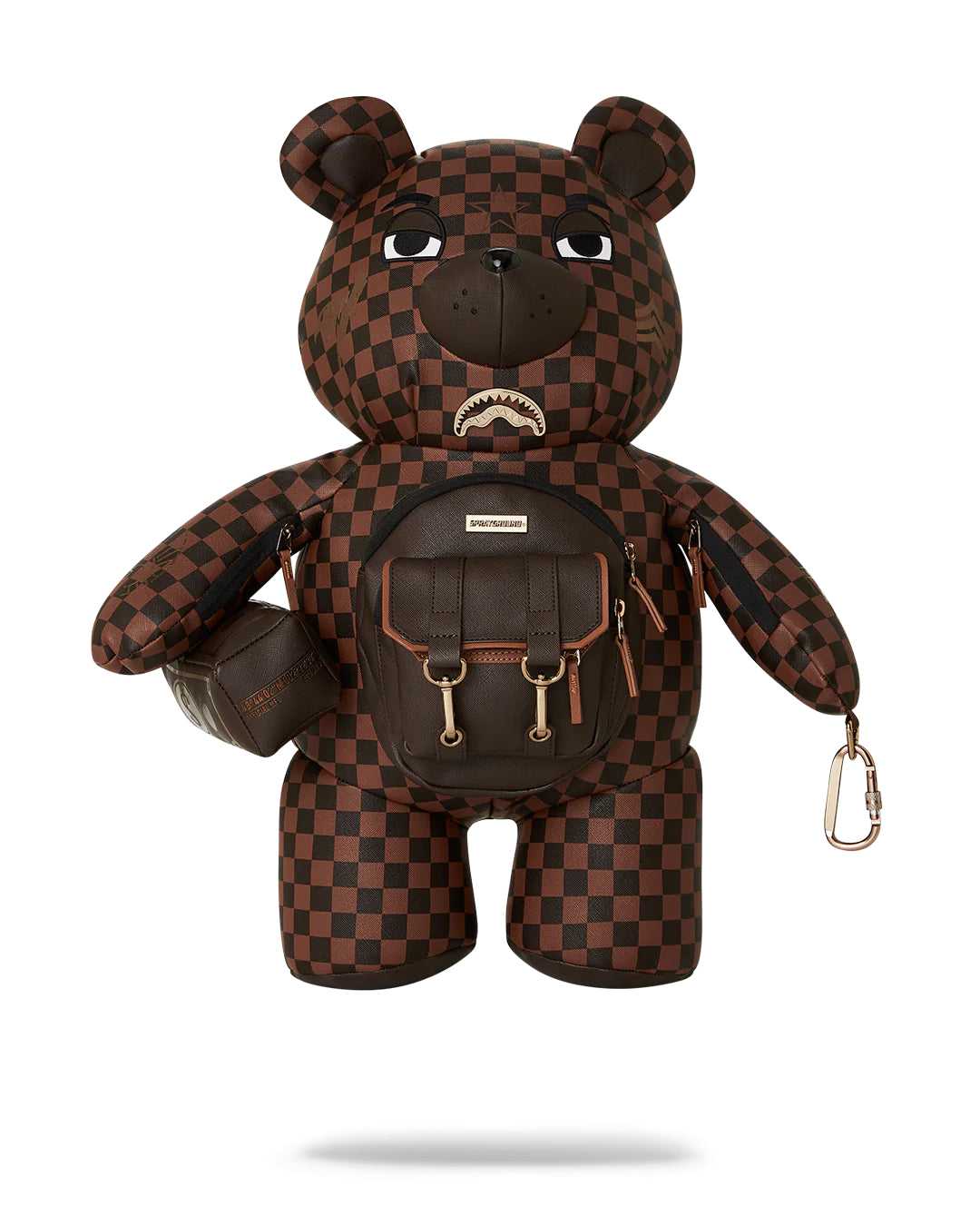 Σακιδια Sprayground Checkered Special Ops Teddy Bear καφε | 1820OZJPS