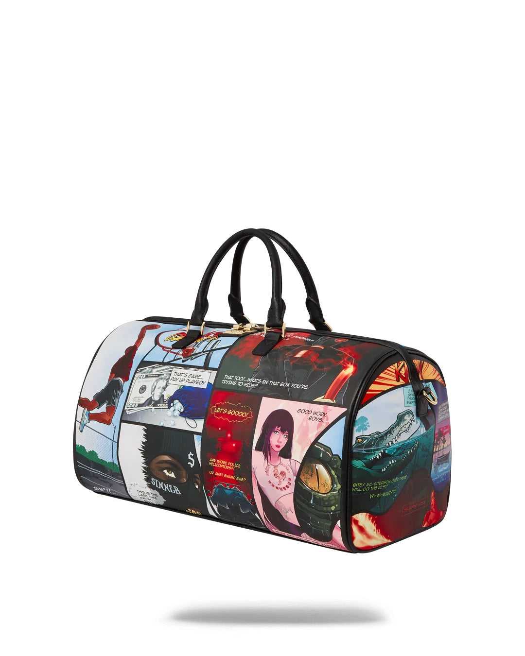 Τσαντεσ Sprayground Comic Chaos Duffle μαυρα | 3609NQCXD