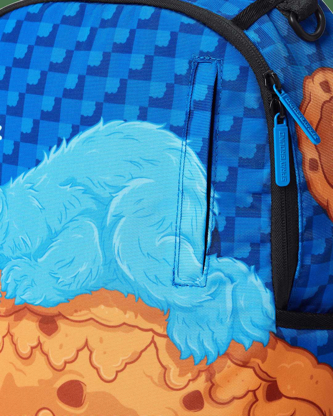 Σακιδια Sprayground Cookie Monster Sleeping μπλε | 3506QOZXL