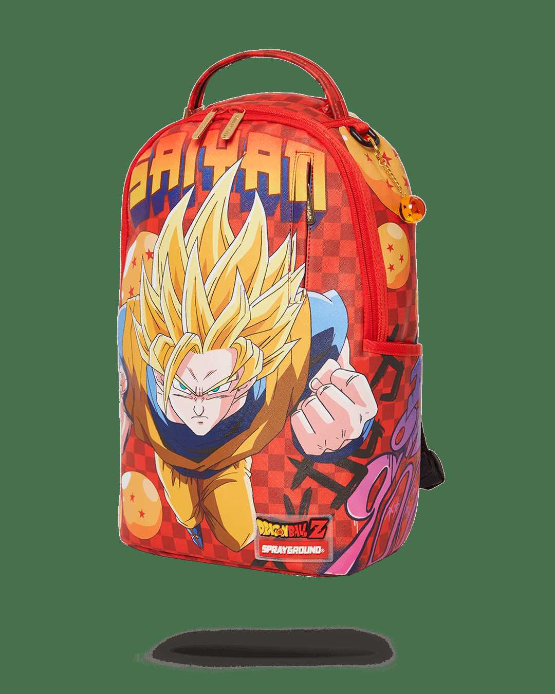 Σακιδια Sprayground Dbz On The Run Check κοκκινα | 6349NALBT