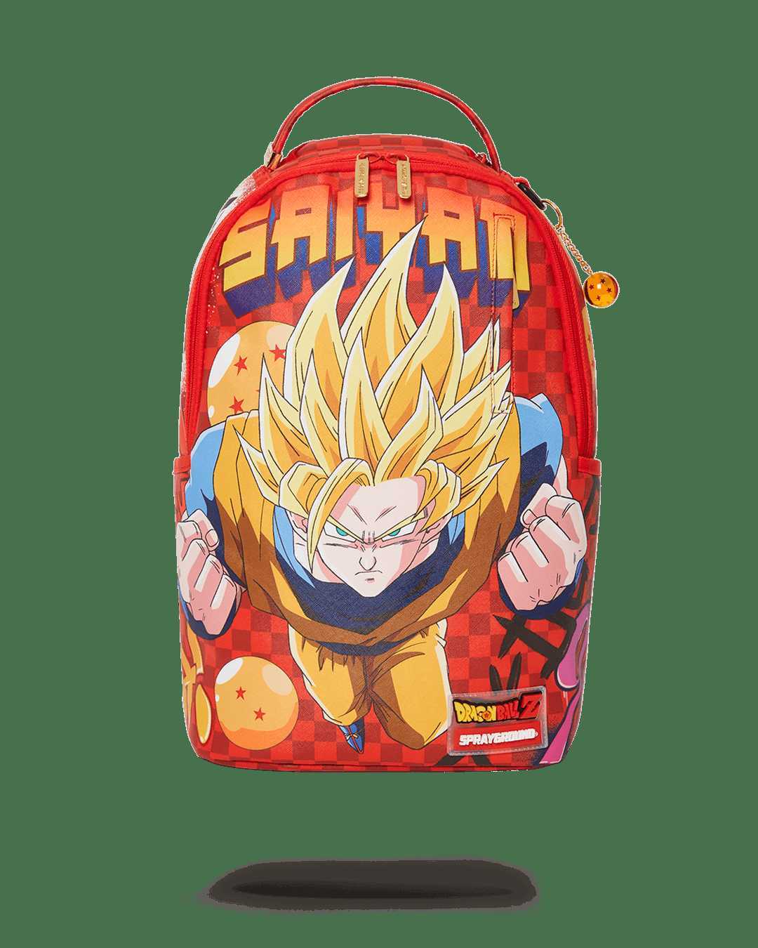 Σακιδια Sprayground Dbz On The Run Check κοκκινα | 6349NALBT