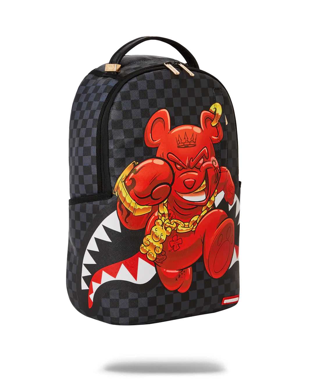 Σακιδια Sprayground Diablo Bear Otr Checker Dlxr γκρι μαυρα | 8163RXWHS