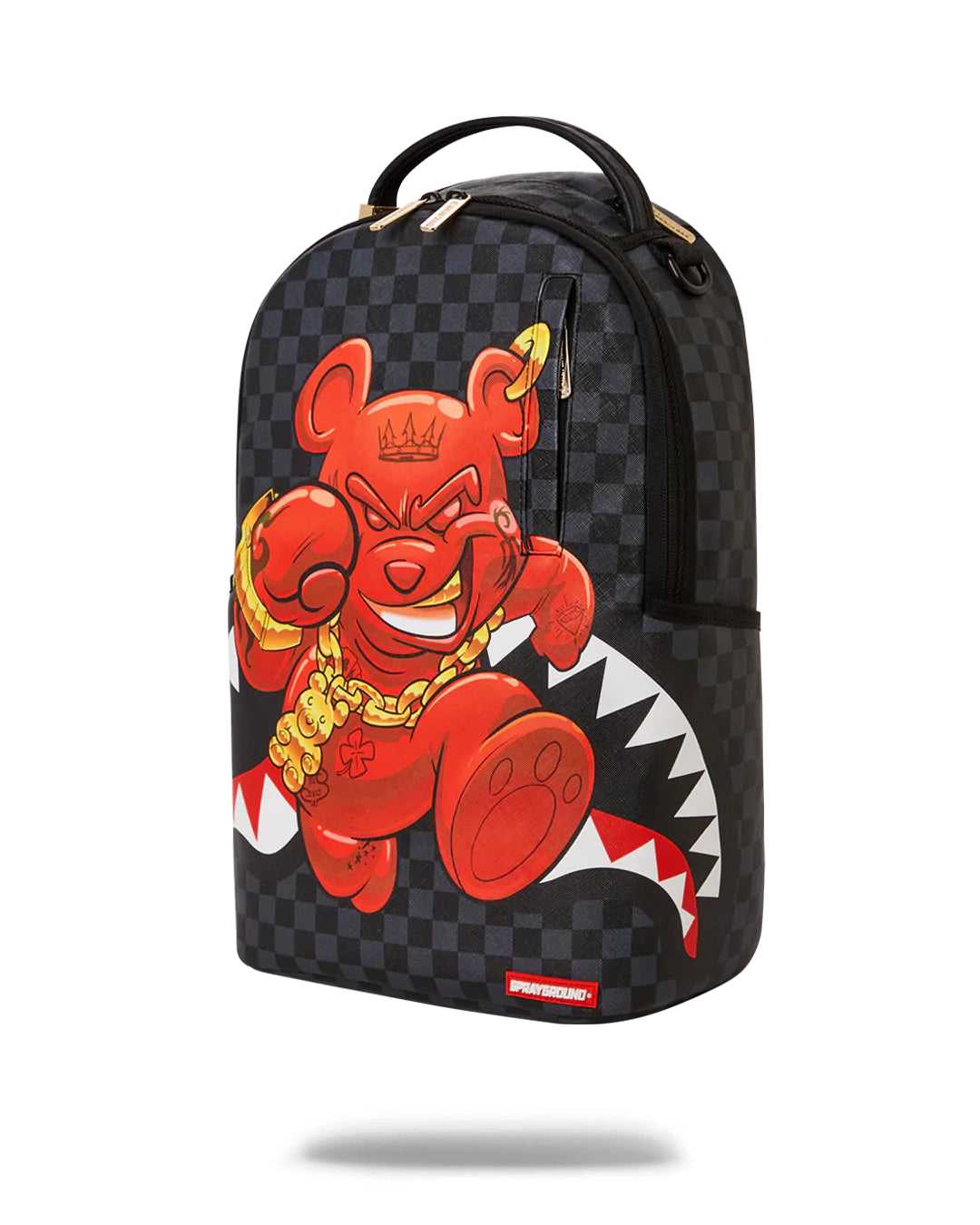 Σακιδια Sprayground Diablo Bear Otr Checker Dlxr γκρι μαυρα | 8163RXWHS