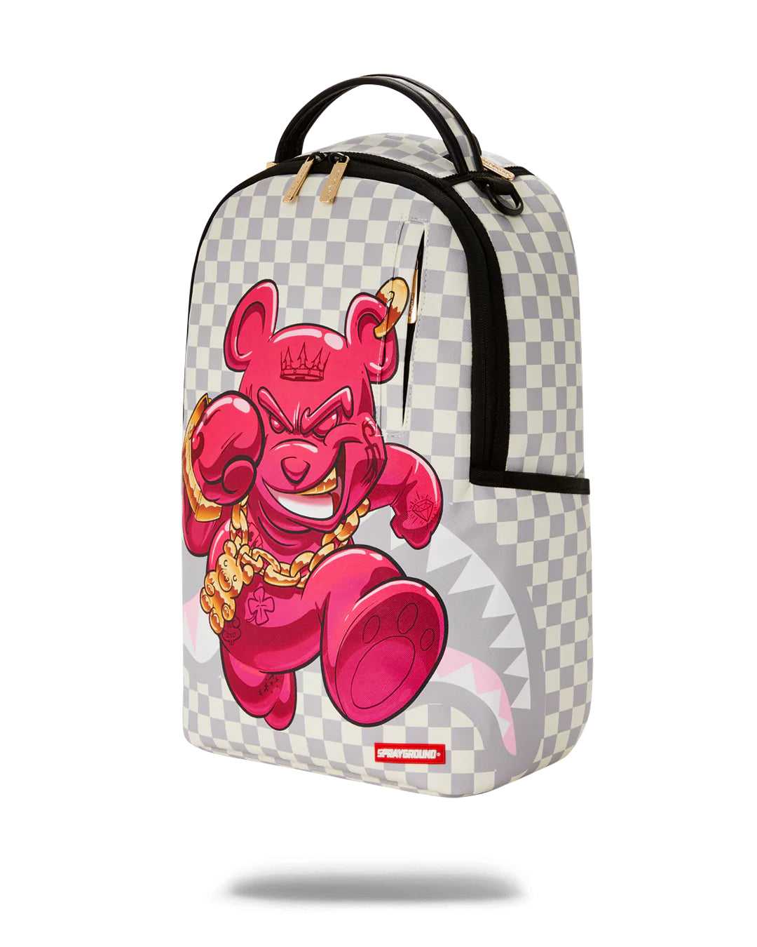 Σακιδια Sprayground Diablo Bear Otr Dlxr ροζ γκρι | 9723YWZLG