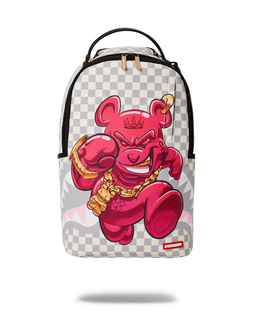 Σακιδια Sprayground Diablo Bear Otr Dlxr ροζ γκρι | 9723YWZLG