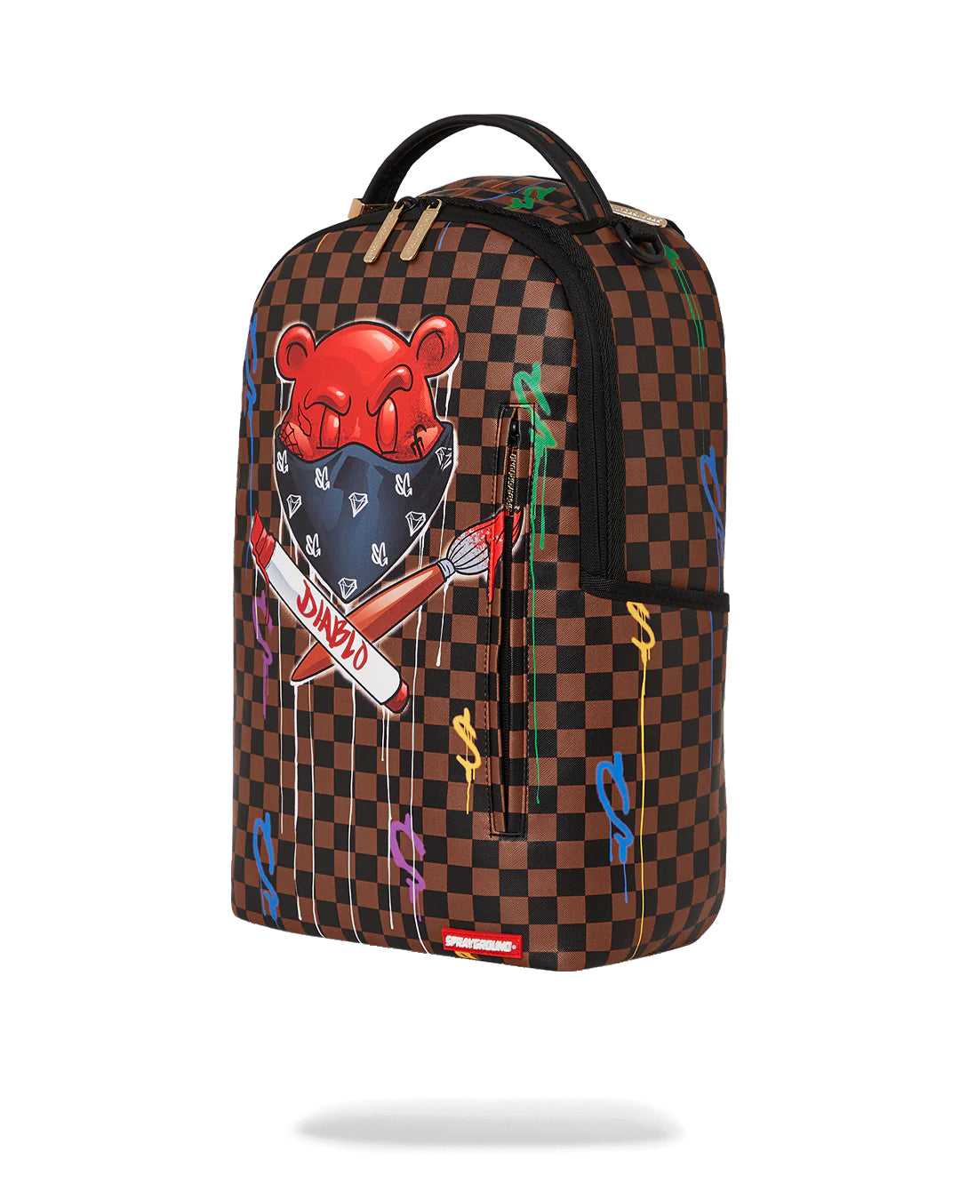 Σακιδια Sprayground Diablo Villain καφε | 9352DXJYK