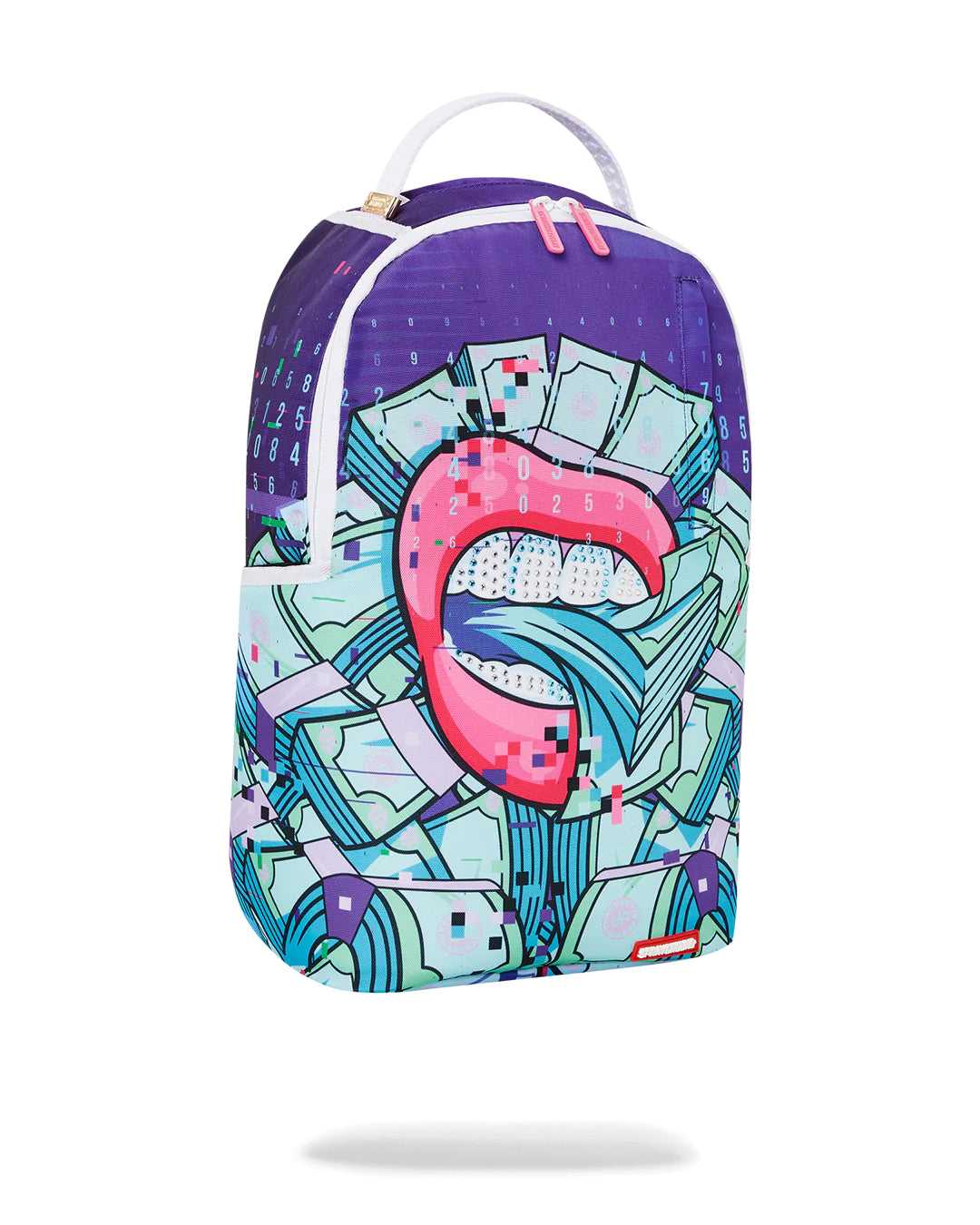 Σακιδια Sprayground Digital Money Lips μωβ | 8046VTSDL