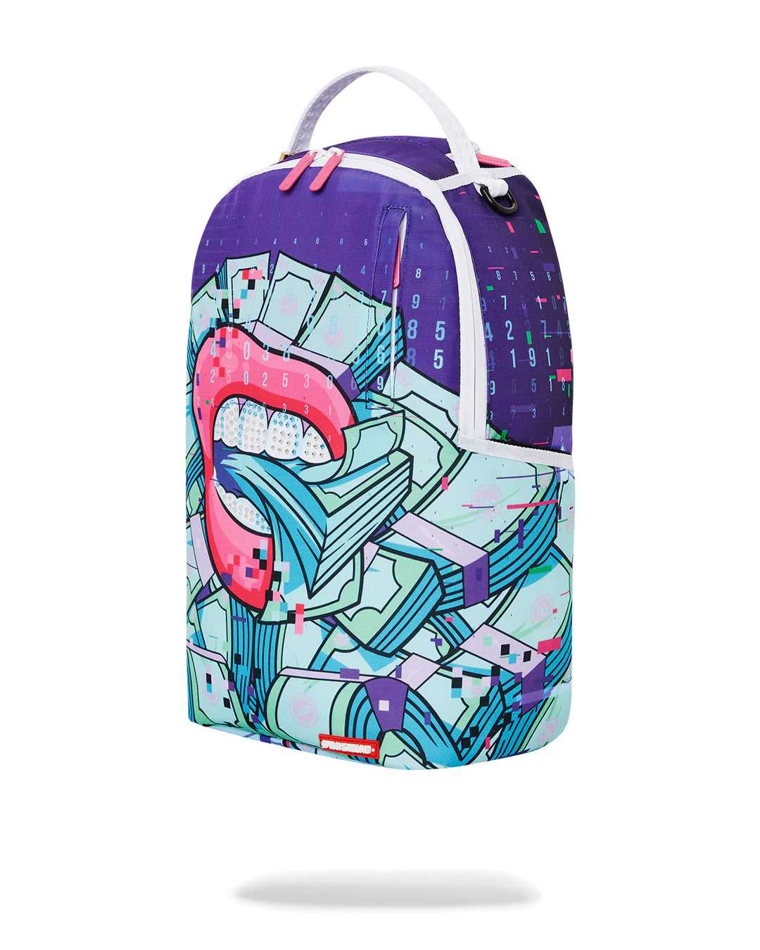 Σακιδια Sprayground Digital Money Lips μωβ | 8046VTSDL