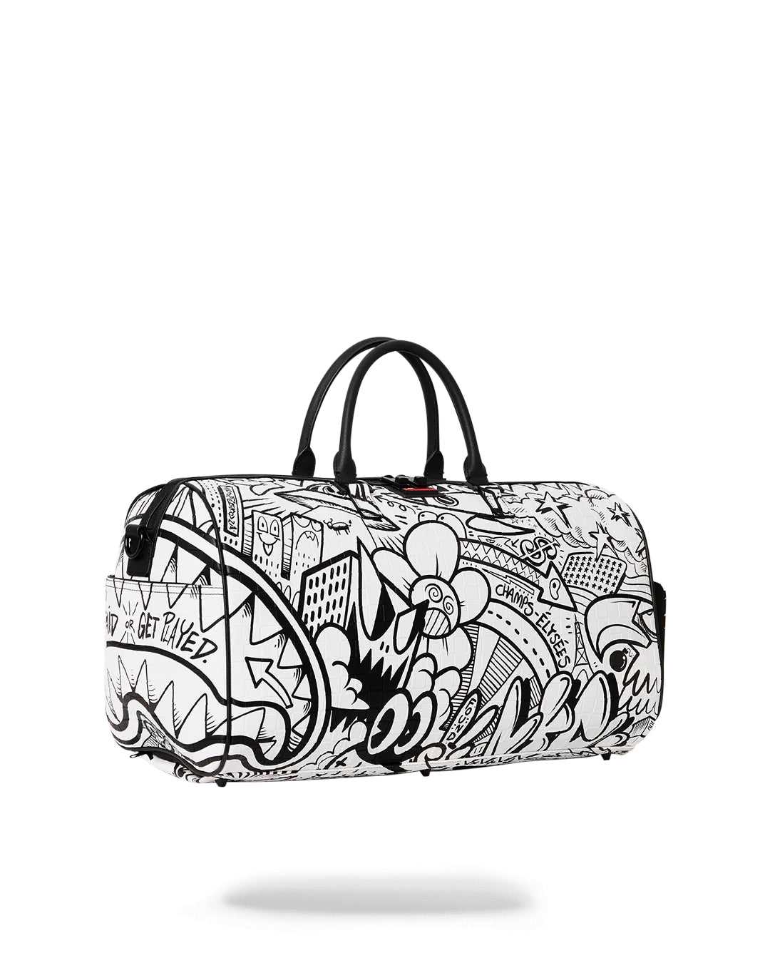 Τσαντεσ Sprayground Doodle Duffle ασπρα | 6891JUXYL