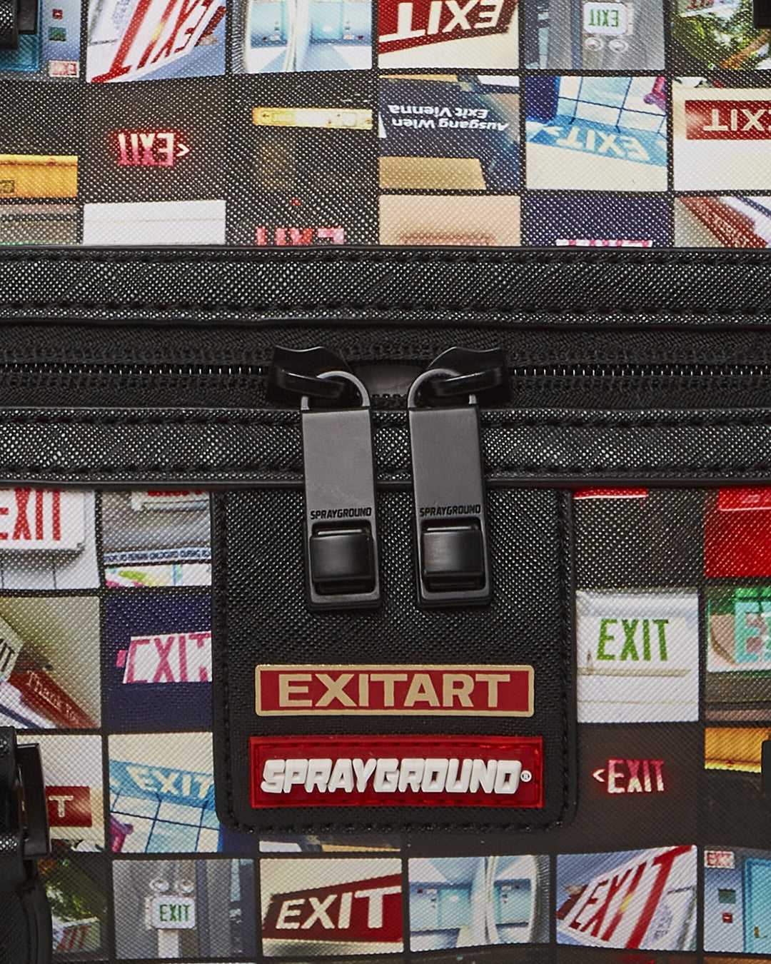 Τσαντεσ Sprayground Exit Sign Duffle μαυρα | 2543BRTOA