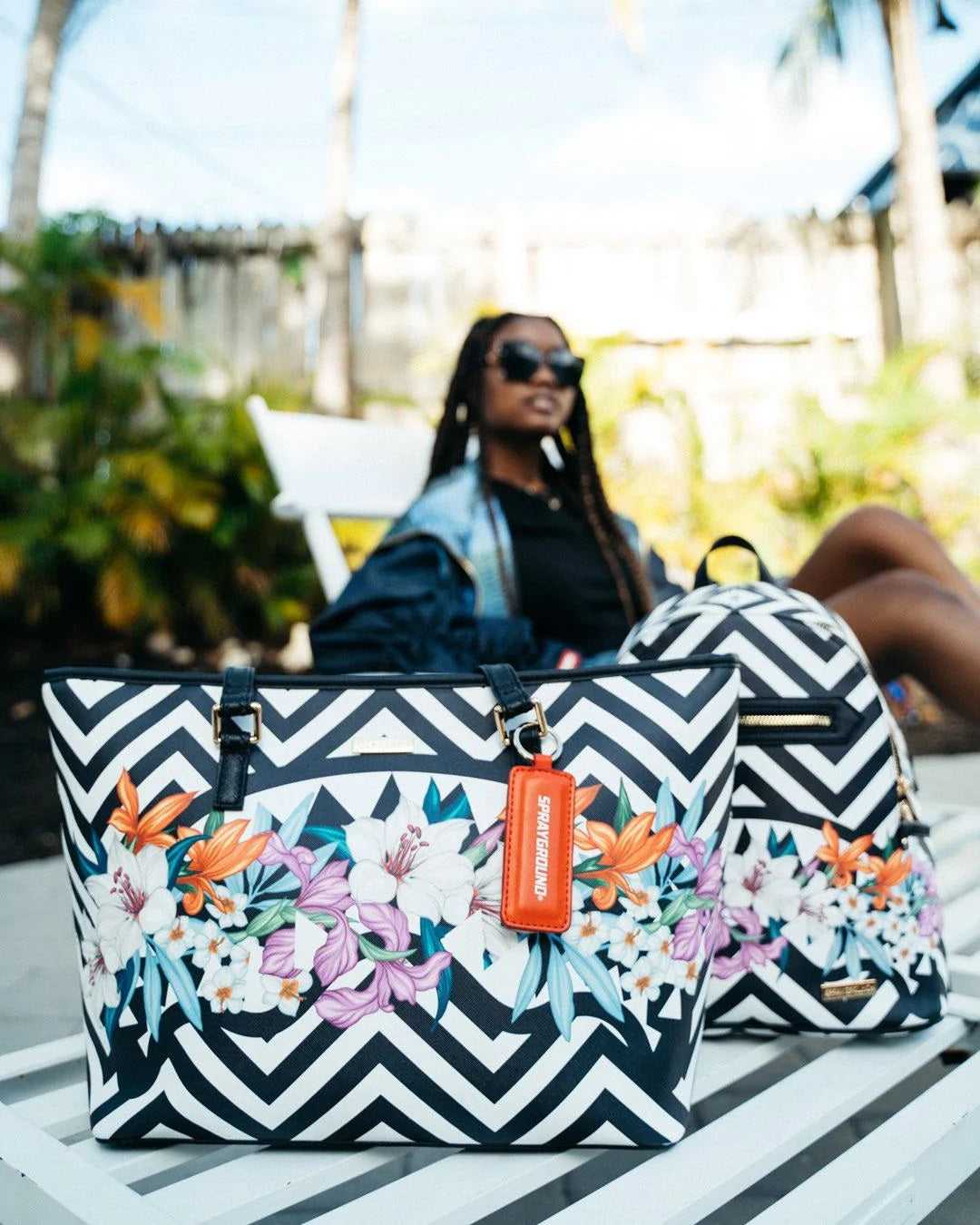 Τσαντεσ Sprayground Glasshouse Tote ασπρα | 6109OYSFR