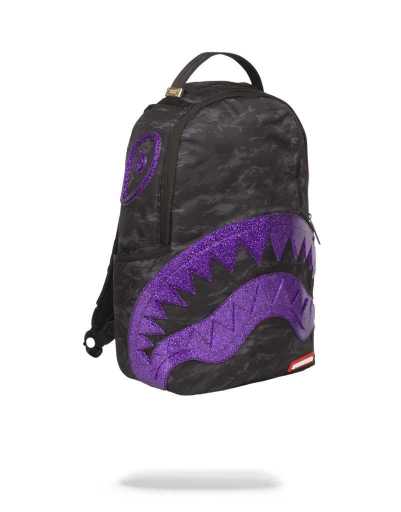 Σακιδια Sprayground Glitter Shark μαυρα | 8501YSEFH