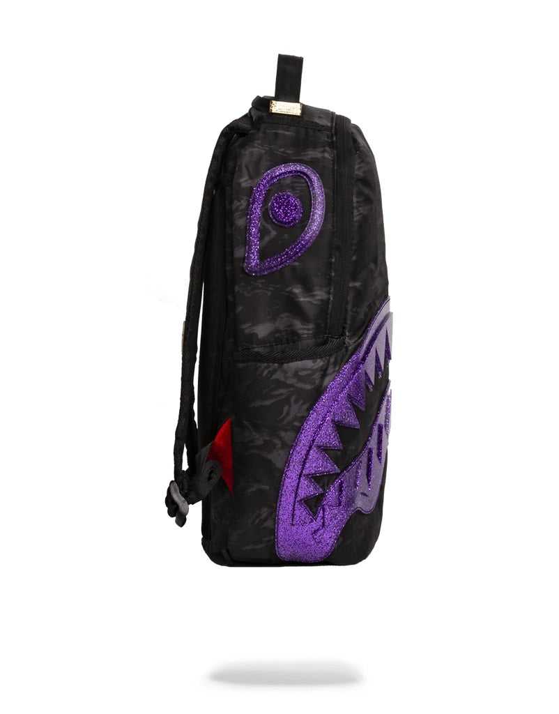 Σακιδια Sprayground Glitter Shark μαυρα | 8501YSEFH