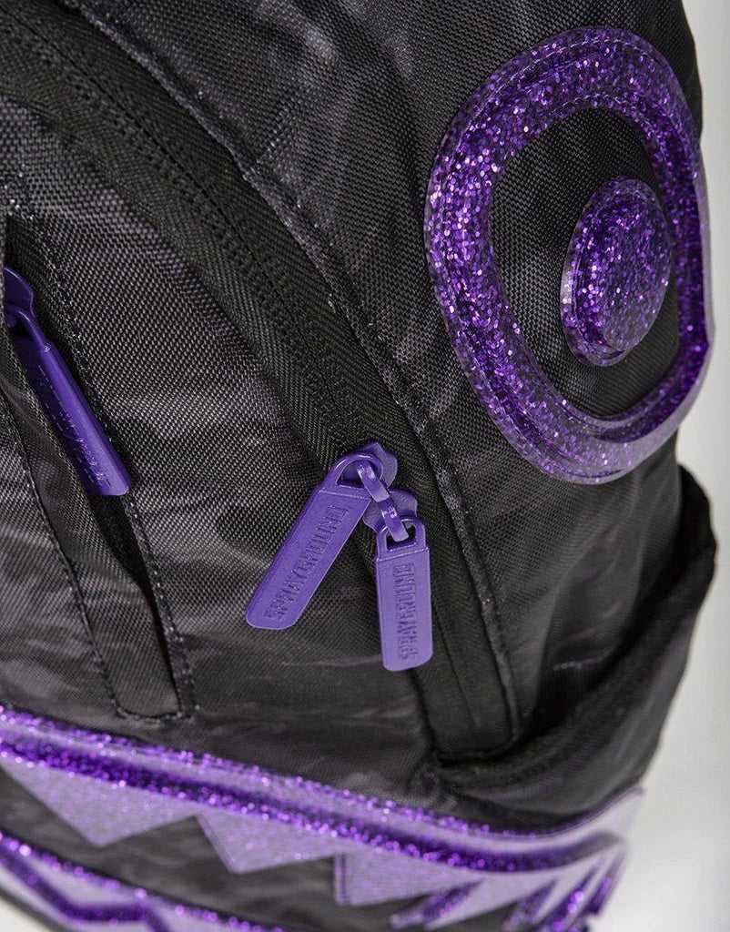 Σακιδια Sprayground Glitter Shark μαυρα | 8501YSEFH