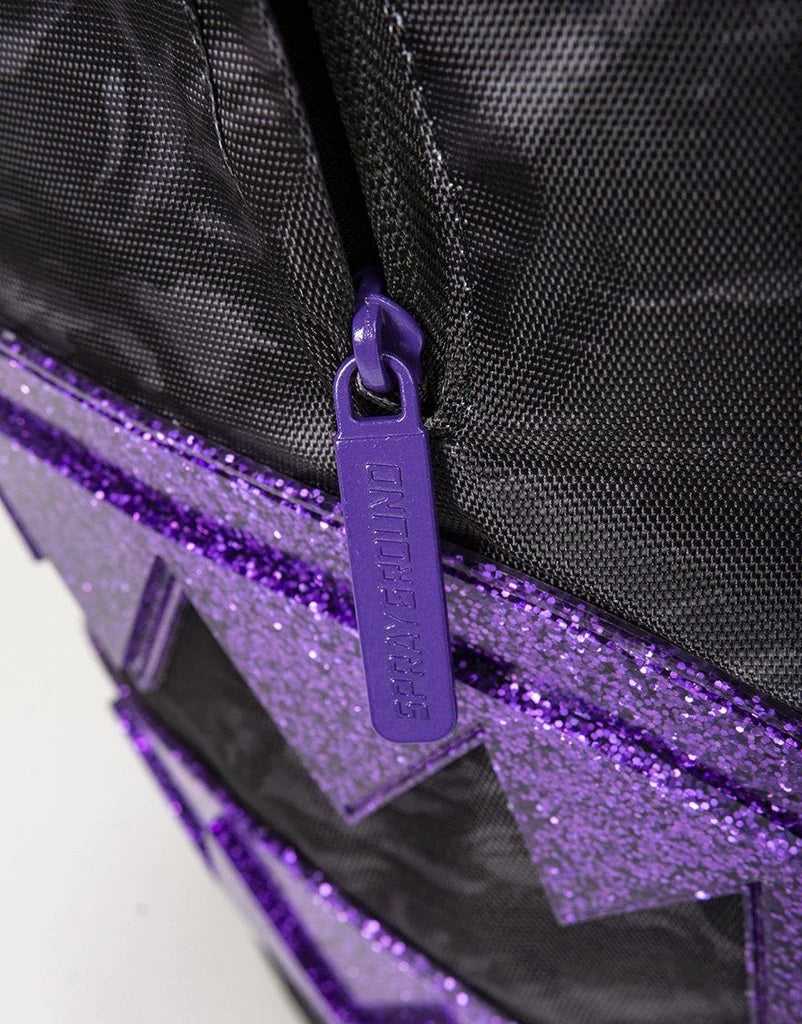 Σακιδια Sprayground Glitter Shark μαυρα | 8501YSEFH