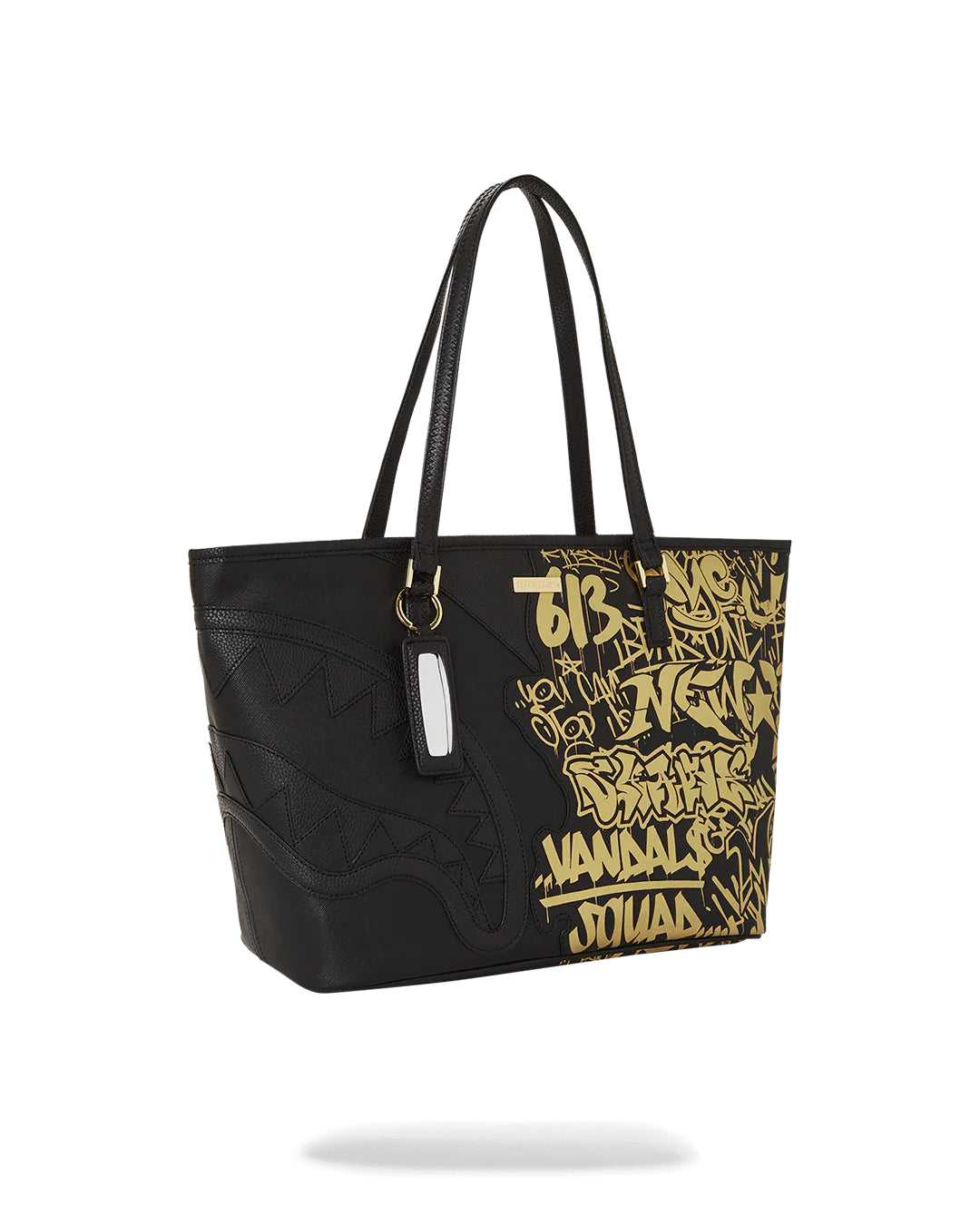 Τσαντεσ Sprayground Half Graff Tote χρυσο χρωμα μαυρα | 3175VJBTN