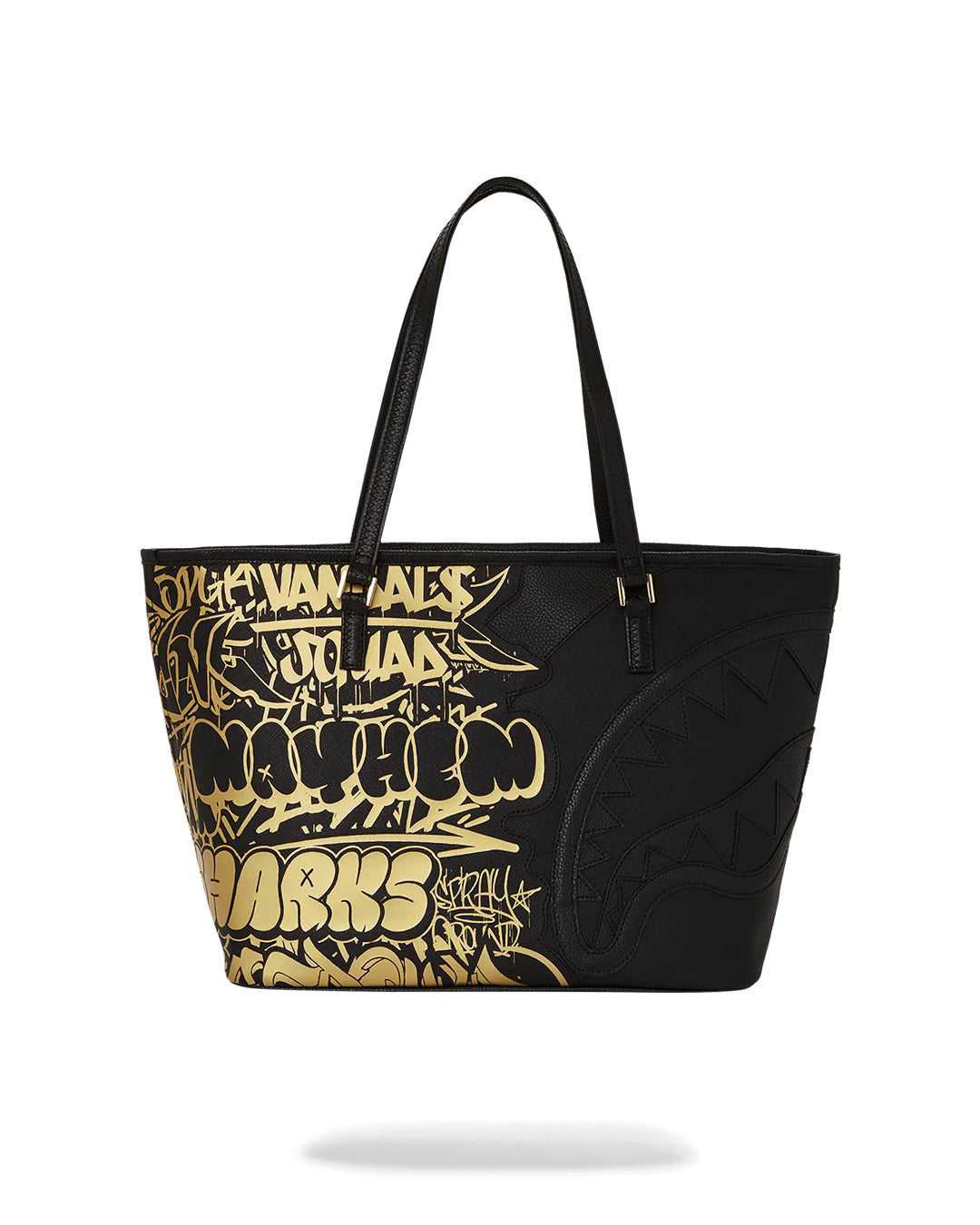 Τσαντεσ Sprayground Half Graff Tote χρυσο χρωμα μαυρα | 3175VJBTN