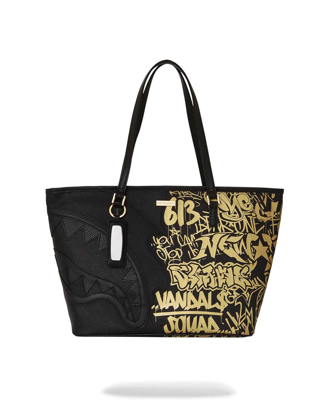 Τσαντεσ Sprayground Half Graff Tote χρυσο χρωμα μαυρα | 3175VJBTN