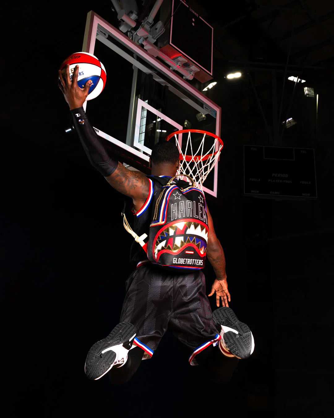 Σακιδια Sprayground Harlem Globetrotters Dlx μαυρα | 0463PTDWS