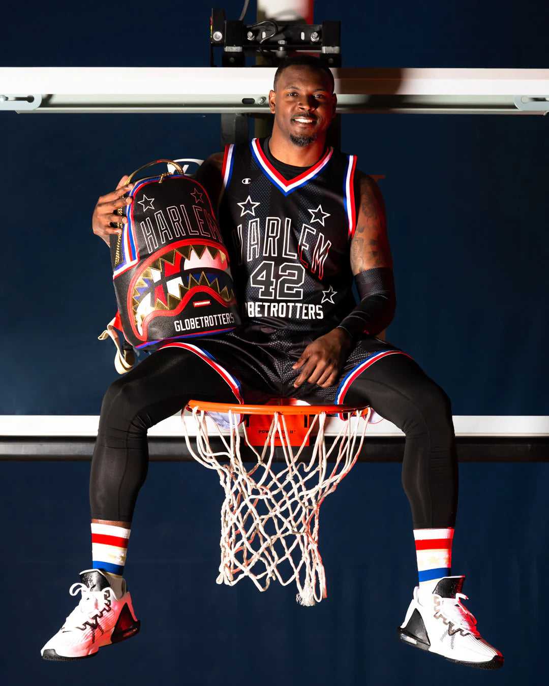 Σακιδια Sprayground Harlem Globetrotters Dlx μαυρα | 0463PTDWS