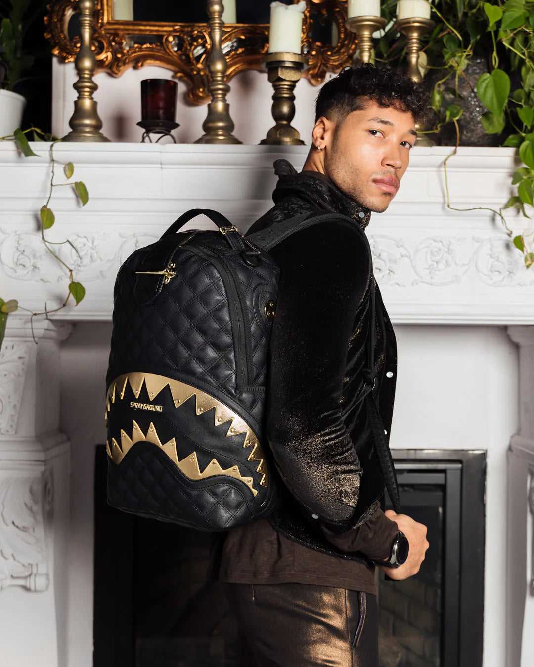 Σακιδια Sprayground Mamba Quilted Dlxvf μαυρα | 2405AQUMW