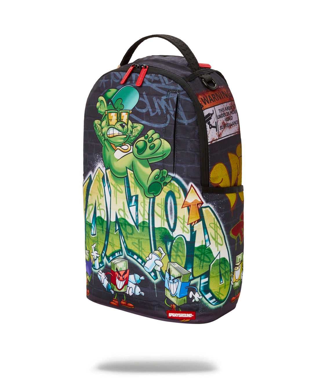 Σακιδια Sprayground Money Bear Graffiti Dlxr μαυρα | 4396LPQUW