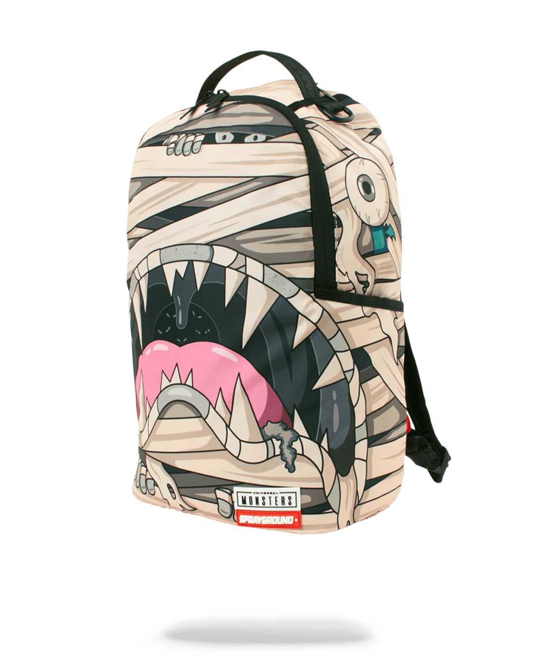 Σακιδια Sprayground Monsters Mummy Shark Μπεζ | 0758XKDWL