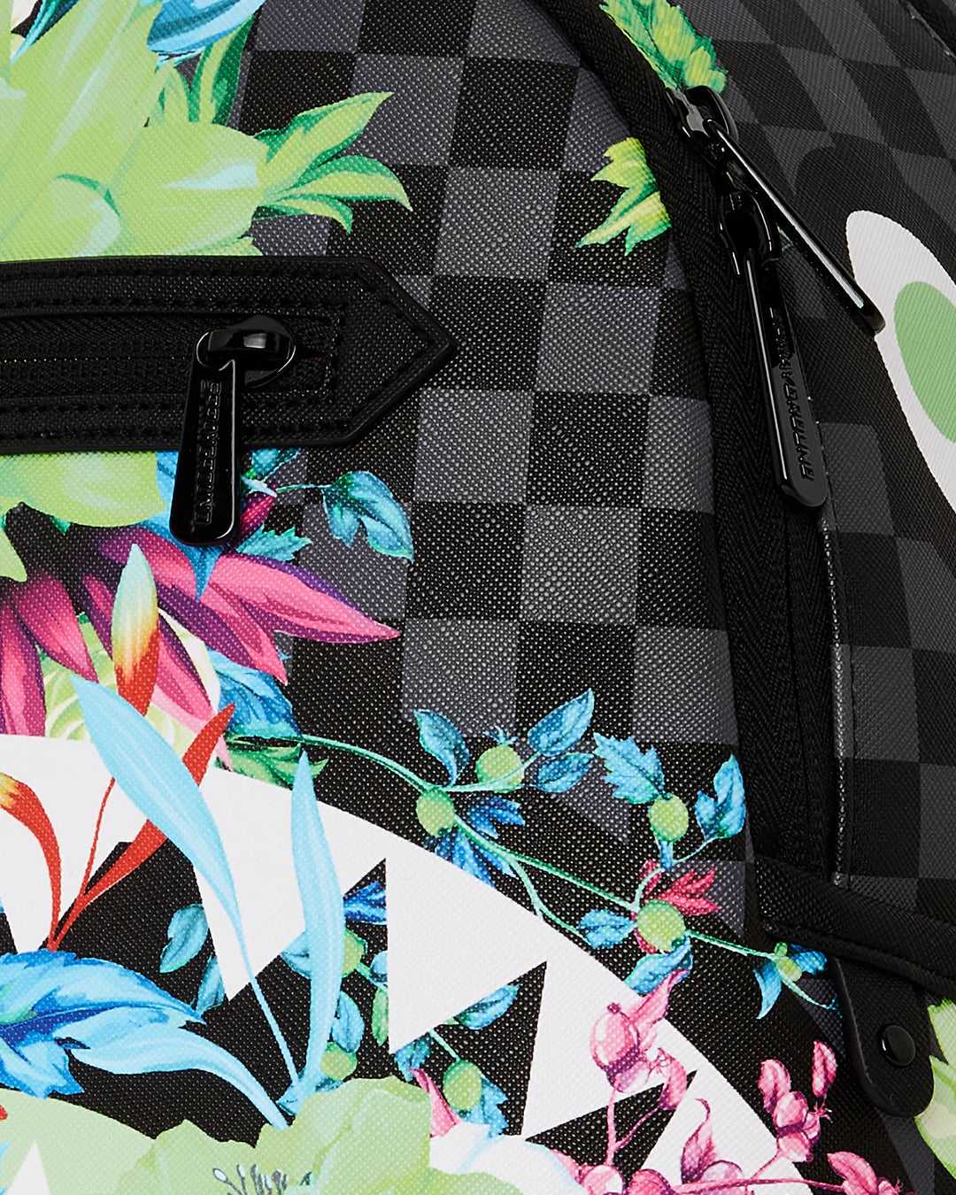 Σακιδια Sprayground Neon Floral Savage γκρι | 1938KXVEW