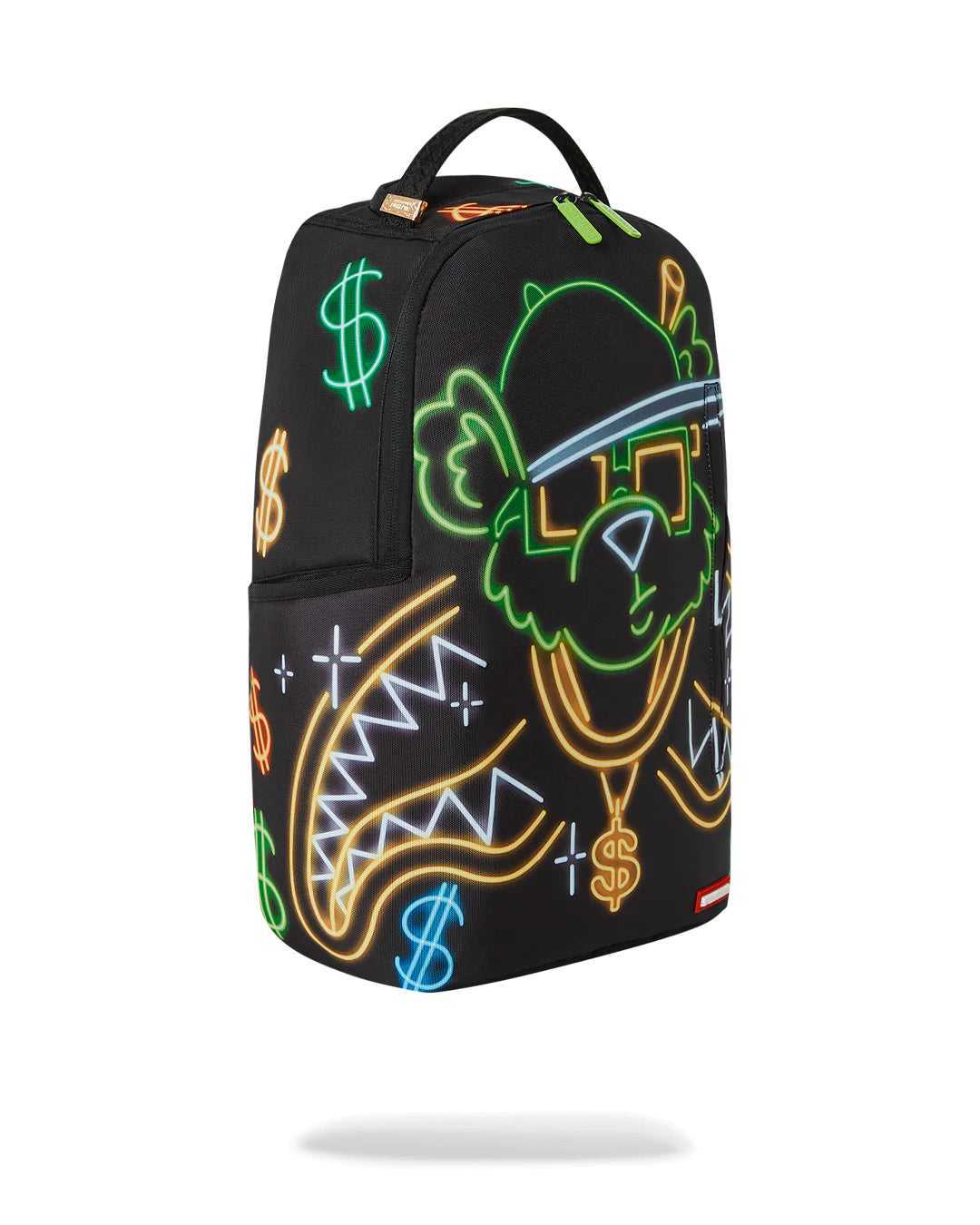 Σακιδια Sprayground Neon Money Bear Dlxsr μαυρα | 0798UCPIQ