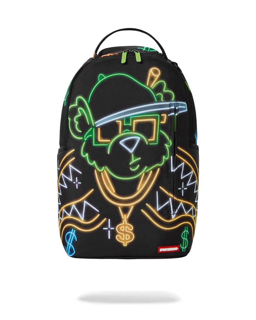 Σακιδια Sprayground Neon Money Bear Dlxsr μαυρα | 0798UCPIQ