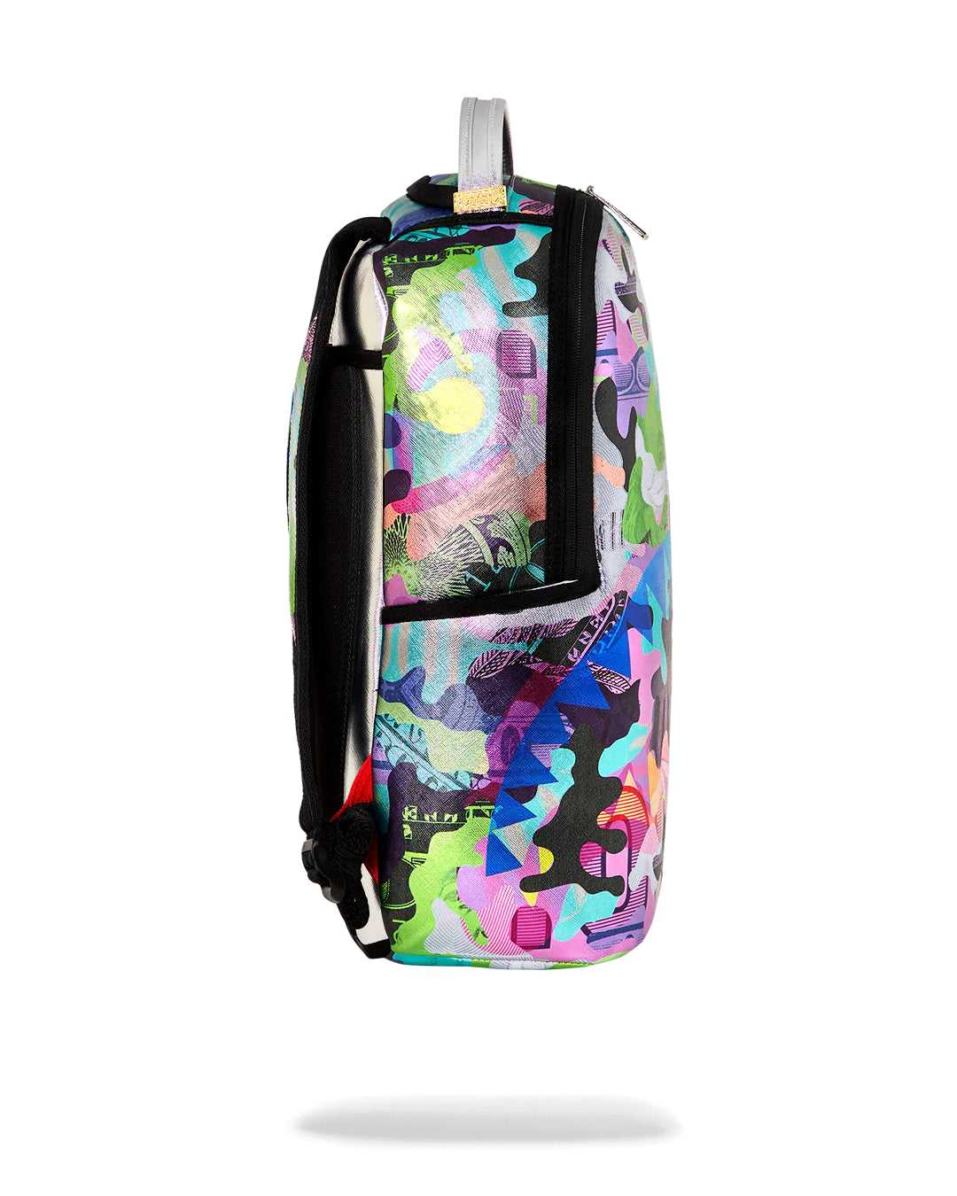 Σακιδια Sprayground Neon Money καμουφλάζ μωβ | 9025SGJHV