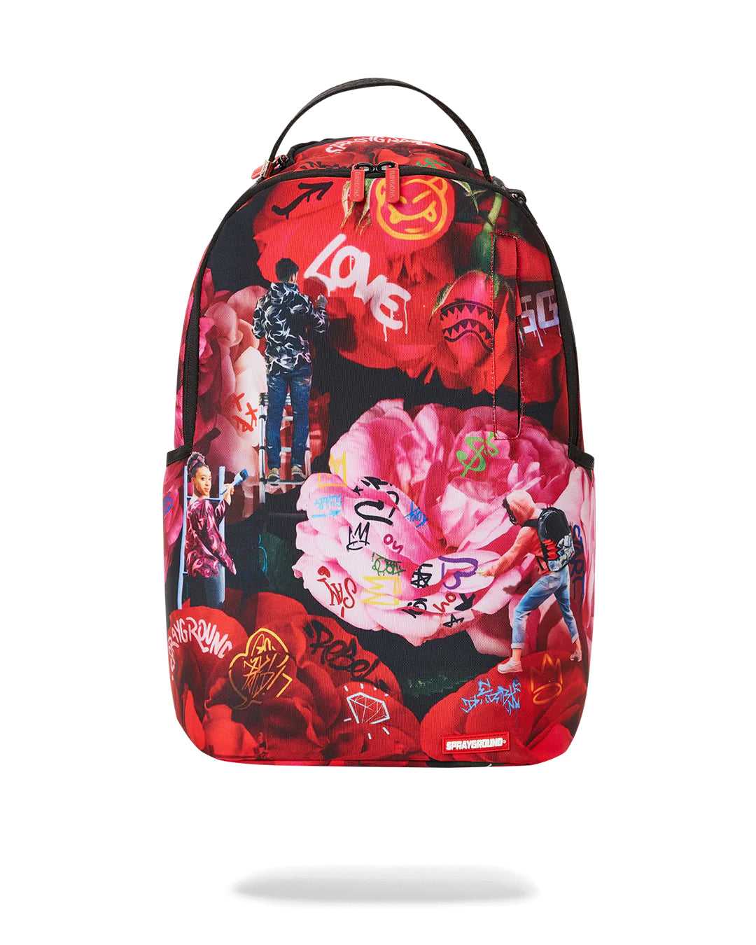 Σακιδια Sprayground Painted Roses κοκκινα | 0716JWBXE